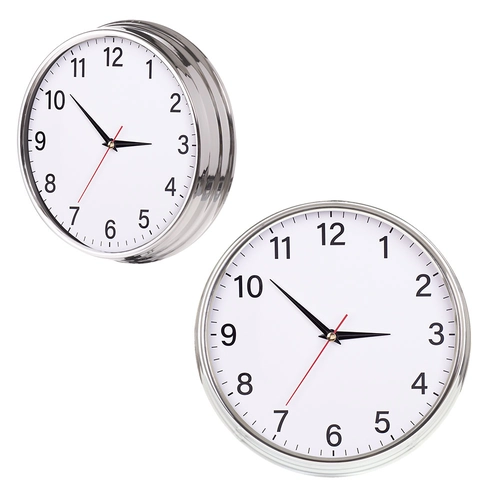 Krom Duvar Saati Ø 430 mm