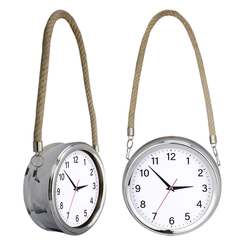 Krom Duvar Saati Ø 215 mm