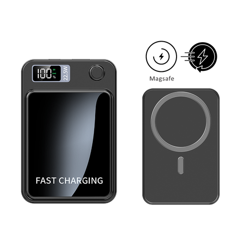 SİYAH Powerbank 10000 mAh ( Magsafe & 22.5w Hızlı Şarj  )