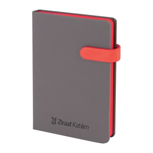 ORAN KIRMIZI TARİHSİZ DEFTER (13X21 CM)