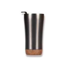 Mantar Tabanlı Termos Bardak 480 ml - Antrasit_gri